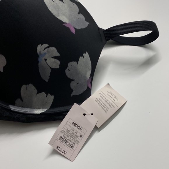 Auden Bra 42D Smooth Lace Plunge Push-Up Bra - Picture 4 of 5